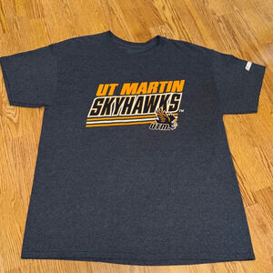 UT Martin Skyhawks UTM University of TN Martin TN Flight Crew T-Shirt Gray S/S
